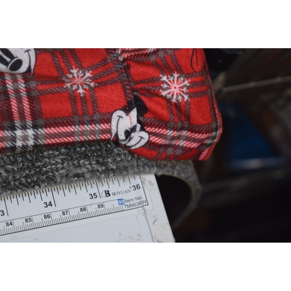 DISNEY Minnie Mouse Red Plaid Soft Flannel Nightgown GIRLS 10 Christmas - Picture 10 of 11
